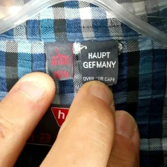 Haupt Button down Shirt Size Large EUC - Picture 5 of 6